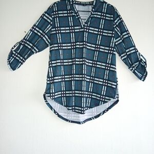 Green Paid Tunic